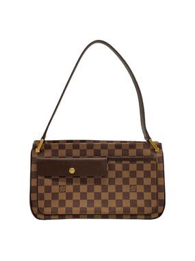 Louis Vuitton Shoulder Bag Damier Aubagne Ebene